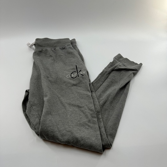 Calvin Klein Other - Calvin Klein Grey Unisex Joggers with Drawstring Waist & Cuffed Bottoms – Size M